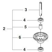 Manicotto distanziatore Manicotto distanziatore