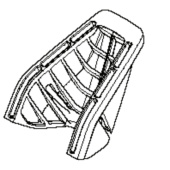 Maniglia di bloccaggio, riduttore di polvere Maniglia di bloccaggio, riduttore di polvere