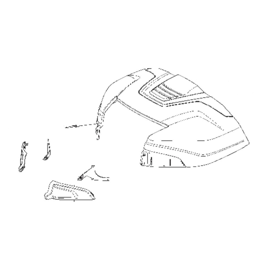 Copertura motore Kpl