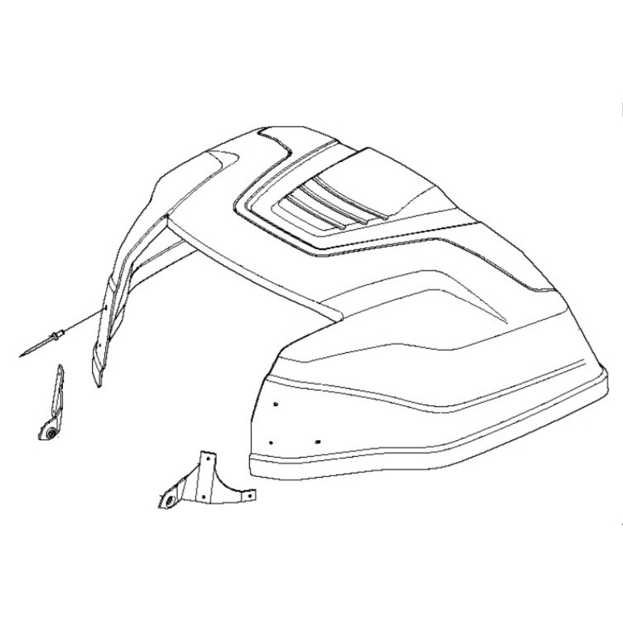 Copertura motore Kpl