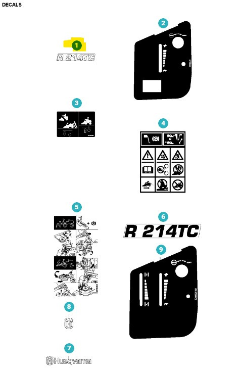 Decalcomania Rider 214TC