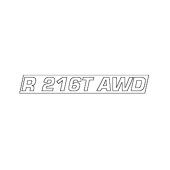 Decalcofano motore R216T Awd Decalcofano motore R216T Awd
