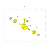 Albero del cuscinetto Albero del cuscinetto