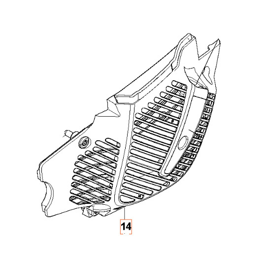 Alloggiamento avviamento Jonsered CS2252, CS2253