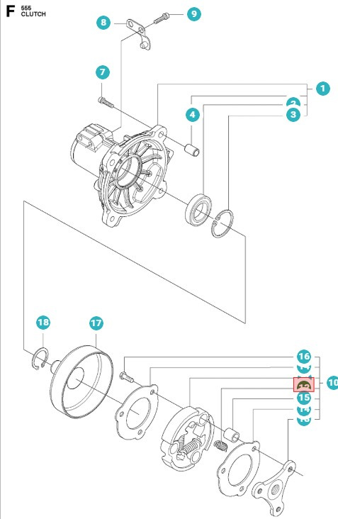 Molla frizione 5787694-01