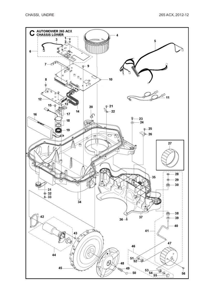 CIRCUITO STAMPATO COMPL AM 265 ACX