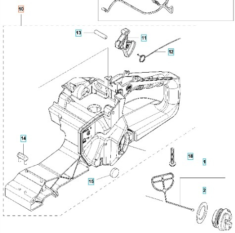Maniglia 543XPG Kpl 5795284-02