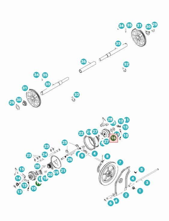 Conducente Ingranaggi 5807560-01