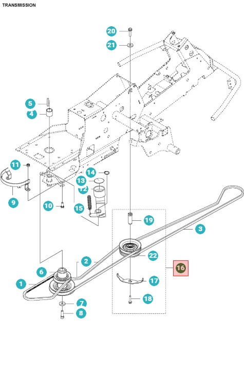 Puleggia centrale compl