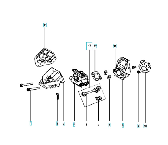 Carburatore Husqvarna 120, 125