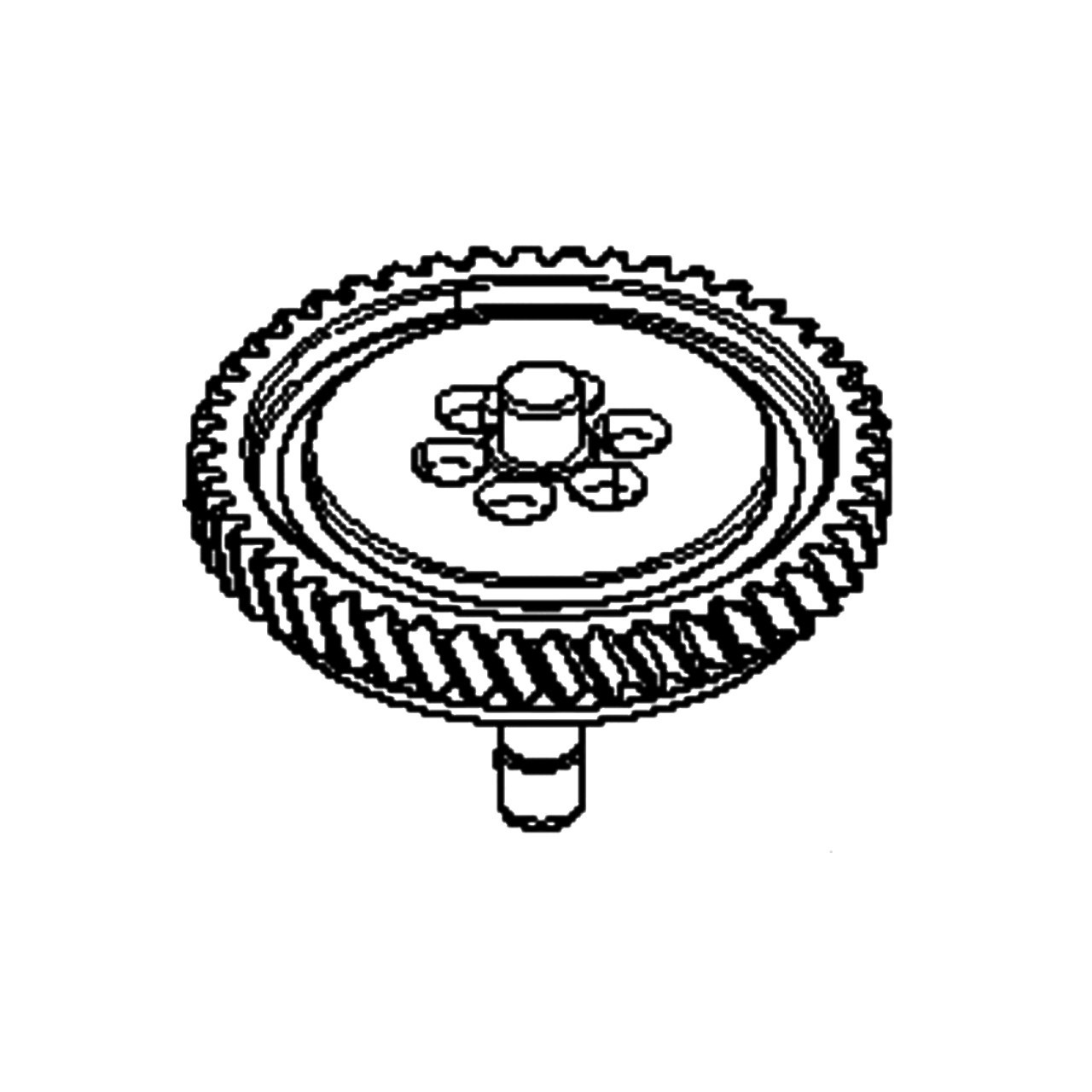 Ingranaggio elicoidale completo