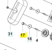 Vite M8X35 Filettata Sinistra 5825085-01 Vite M8X35 Filettata Sinistra 5825085-01