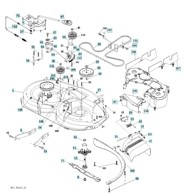 Unità Di Taglio LT151, LTH151, LT154, LTH154
