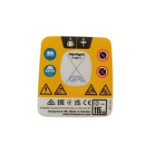 Avvertenza sulla decalcomania Avvertenza sulla decalcomania