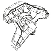 Copertura motore sinistra Copertura motore sinistra