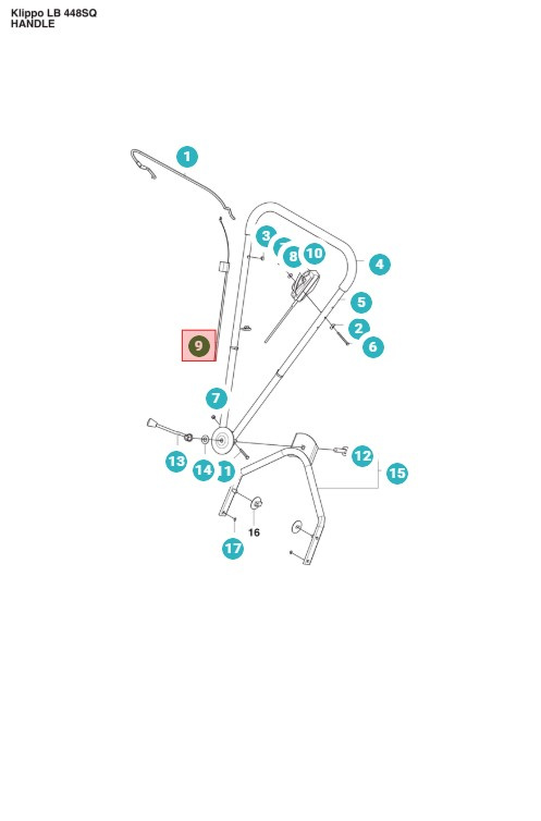 Cavo freno motore Excellent S, Comet S, Lb448