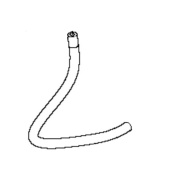 Tubo flessibile del carburante 500X15X8 Tubo flessibile del carburante 500X15X8