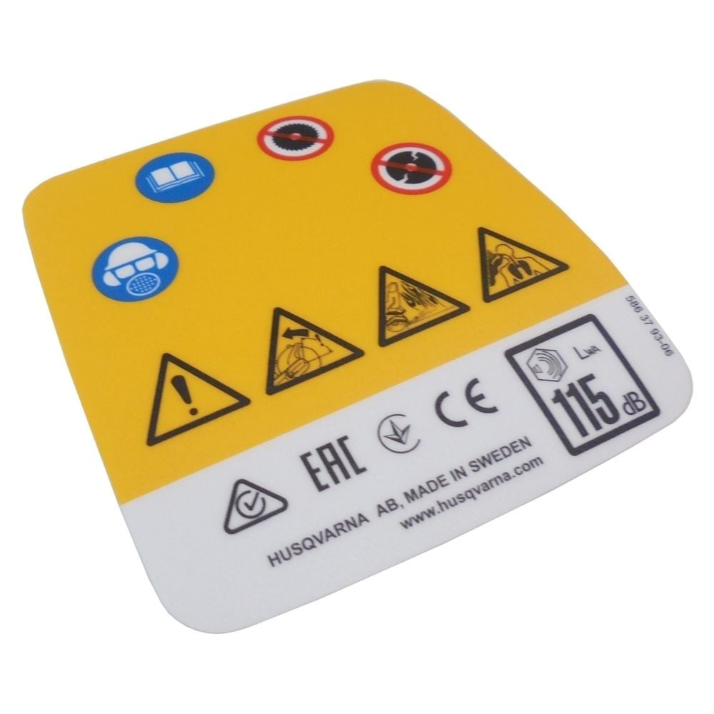 Avvertenza sulla decalcomania