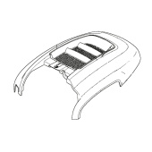 Coperchio Motore Comply, Nero 5870091-03 Coperchio Motore Comply, Nero 5870091-03