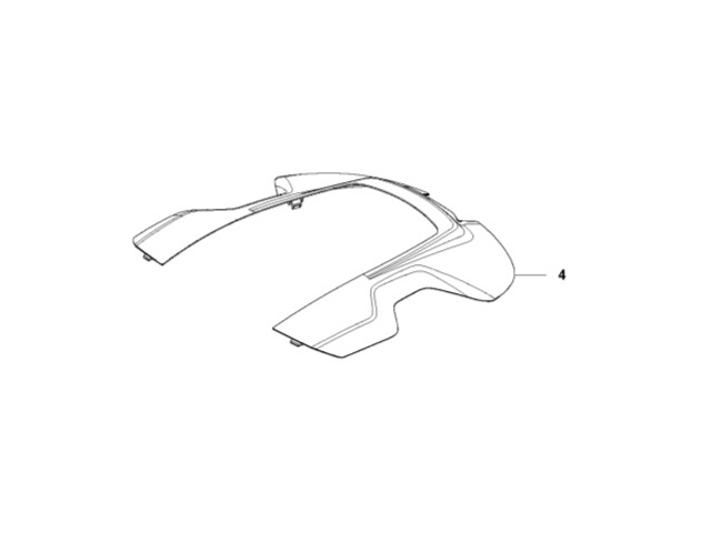 Corpo macchina originale Automower 310, 315 - Arancio 