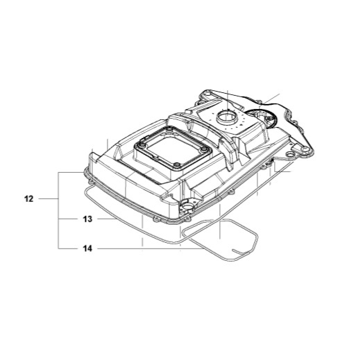 Telaio superiore 310, 315, 315X, Sileno