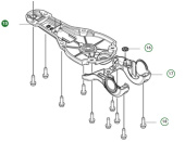 Copertura Assy alloggiamento ingranaggi Assy P Copertura Assy alloggiamento ingranaggi Assy P