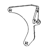 Supporto trasmissione zincato 5892888-02 Supporto trasmissione zincato 5892888-02