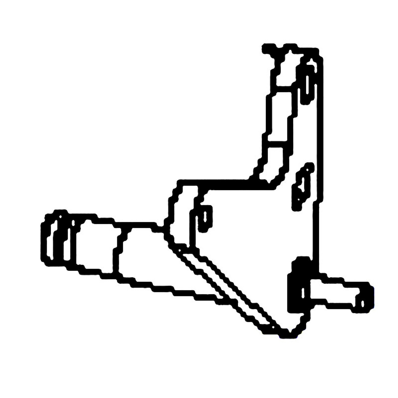 Saldatura del regolatore del binario del braccio destro 5893324-02