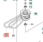 Cinghia R111B, Jonsered FR2312 MA Cinghia R111B, Jonsered FR2312 MA