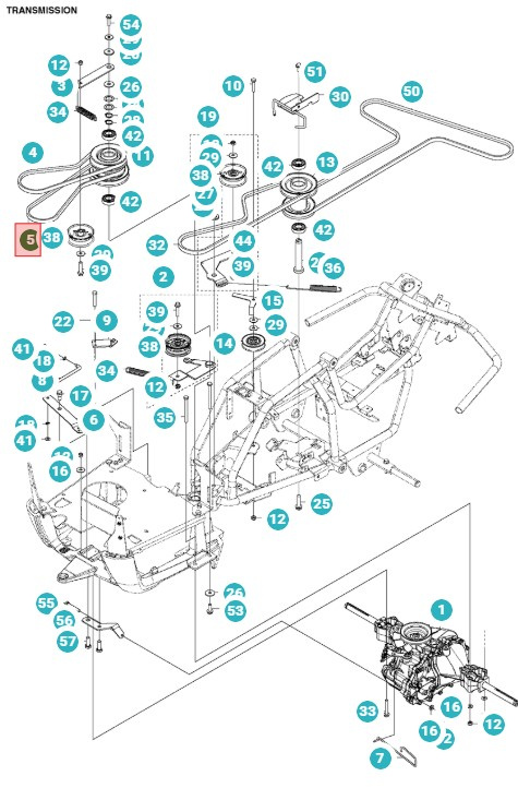 Cinghia Rider 112C(2014-2020), FR2312MA