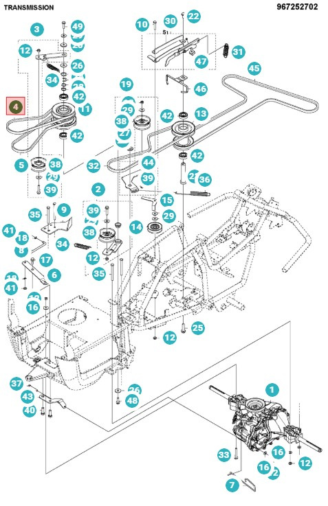 Cinghia Rider 115B, Rider 112B, 112C(2021-)