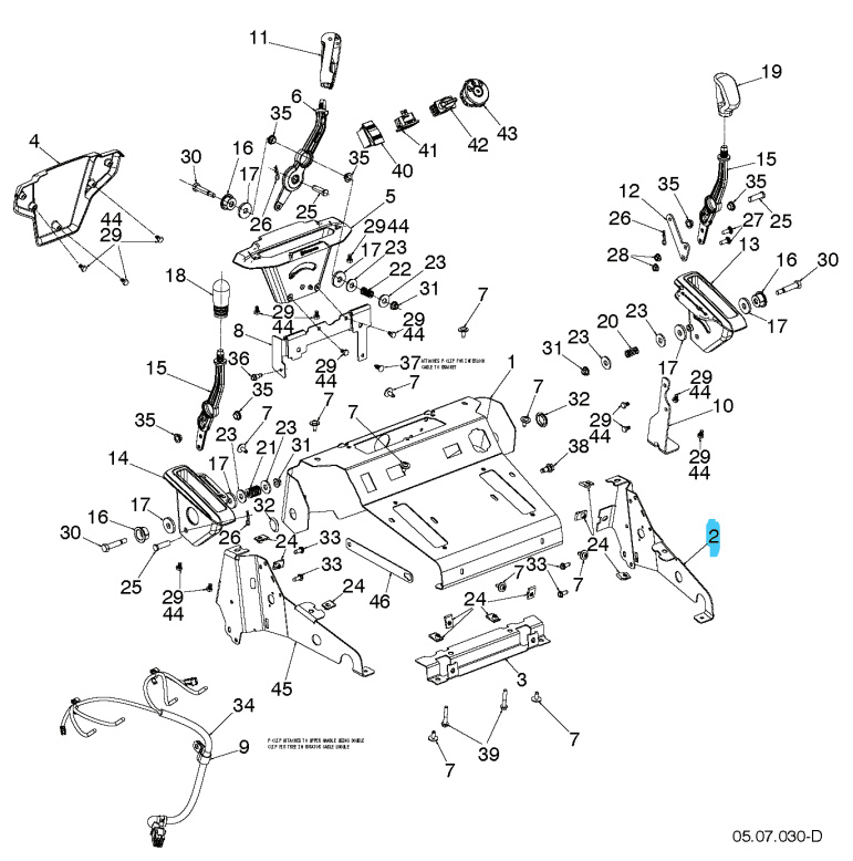 Consolle Laterale Dx Ms 498 Grigia 5896268-04