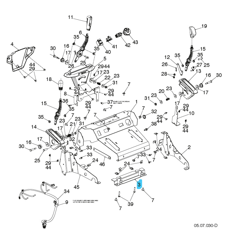 Staffa Consolle Posteriore Nera Zincata 5896269-02