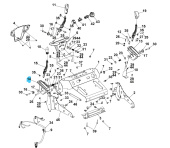 Leva del deflettore della staffa 5897540-01 Leva del deflettore della staffa 5897540-01