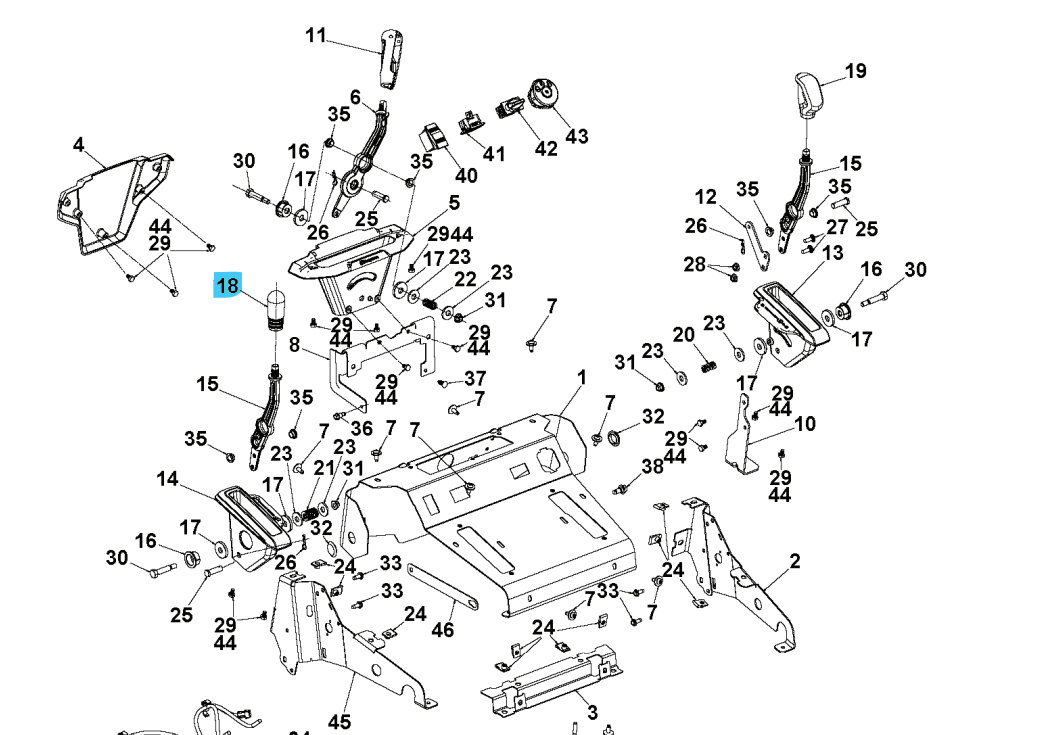 Deflettore della manopola 5897963-01