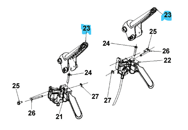 Aggancio del fegato in alluminio pressofuso 5898038-01