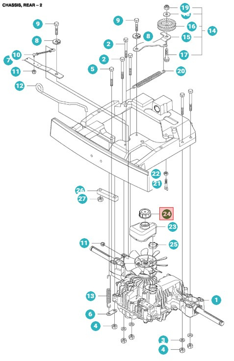 Complessivo tappo serbatoio