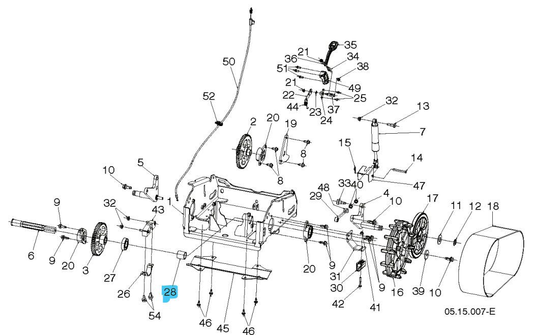 Asse cingolo distanziatore 5905539-01