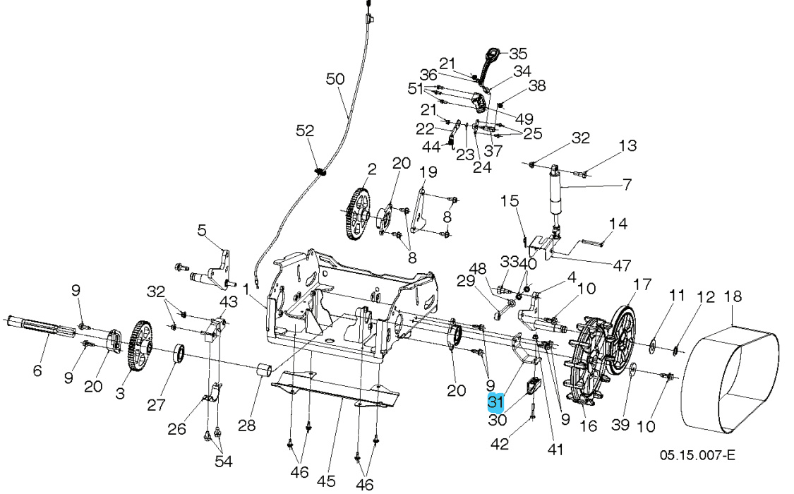 Guida per binario a staffa in zinco nero