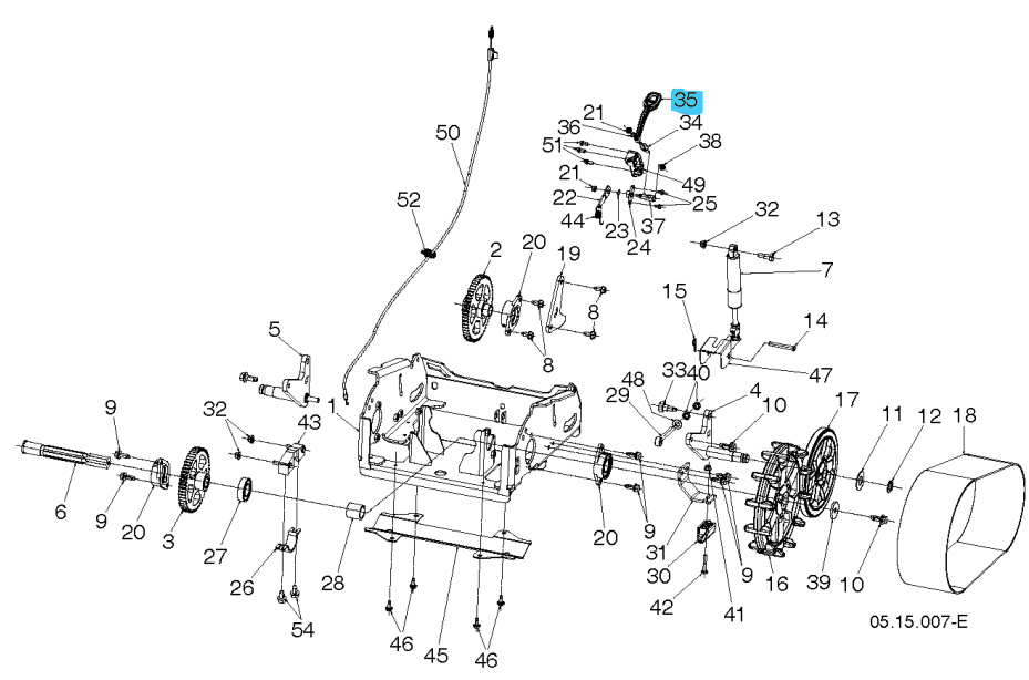 Leva Regolazione Altezza 5905942-01