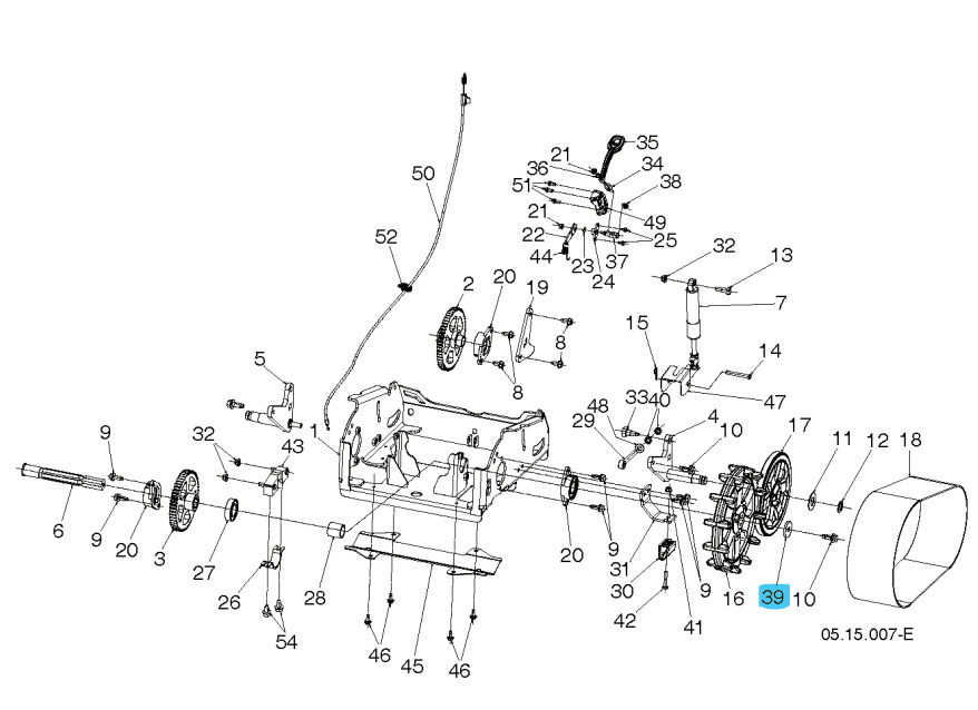 Piastra distanziale 0,38 X 1,5 5906985-01