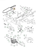 Cinghia di trasmissione Husqvarna TC142, TC238, TC239T, TC242, TC338 ecc Cinghia di trasmissione Husqvarna TC142, TC238, TC239T, TC242, TC338 ecc