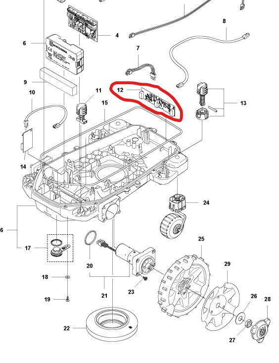 CIRCUITO STAMPATO PCBA Loop Sensor