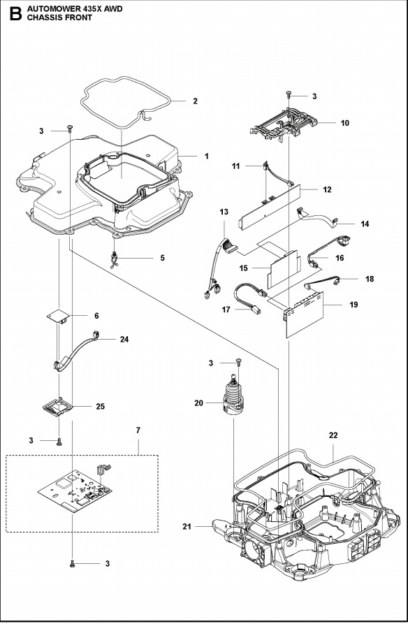 HOLDER PCB - 3D SENSOR