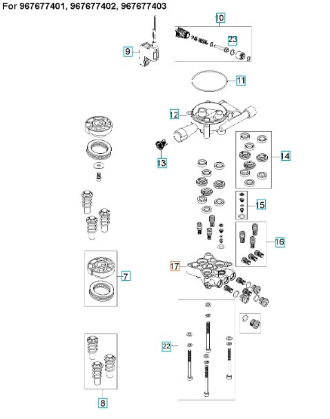Blocco Cilindri Con Esagono M8X10 5926176-17