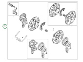 Manico Grigio Scuro 5926176-38 Manico Grigio Scuro 5926176-38
