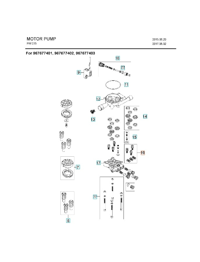Pozzetto Di Aspirazione E Pressione Della Valvola 5926176-99