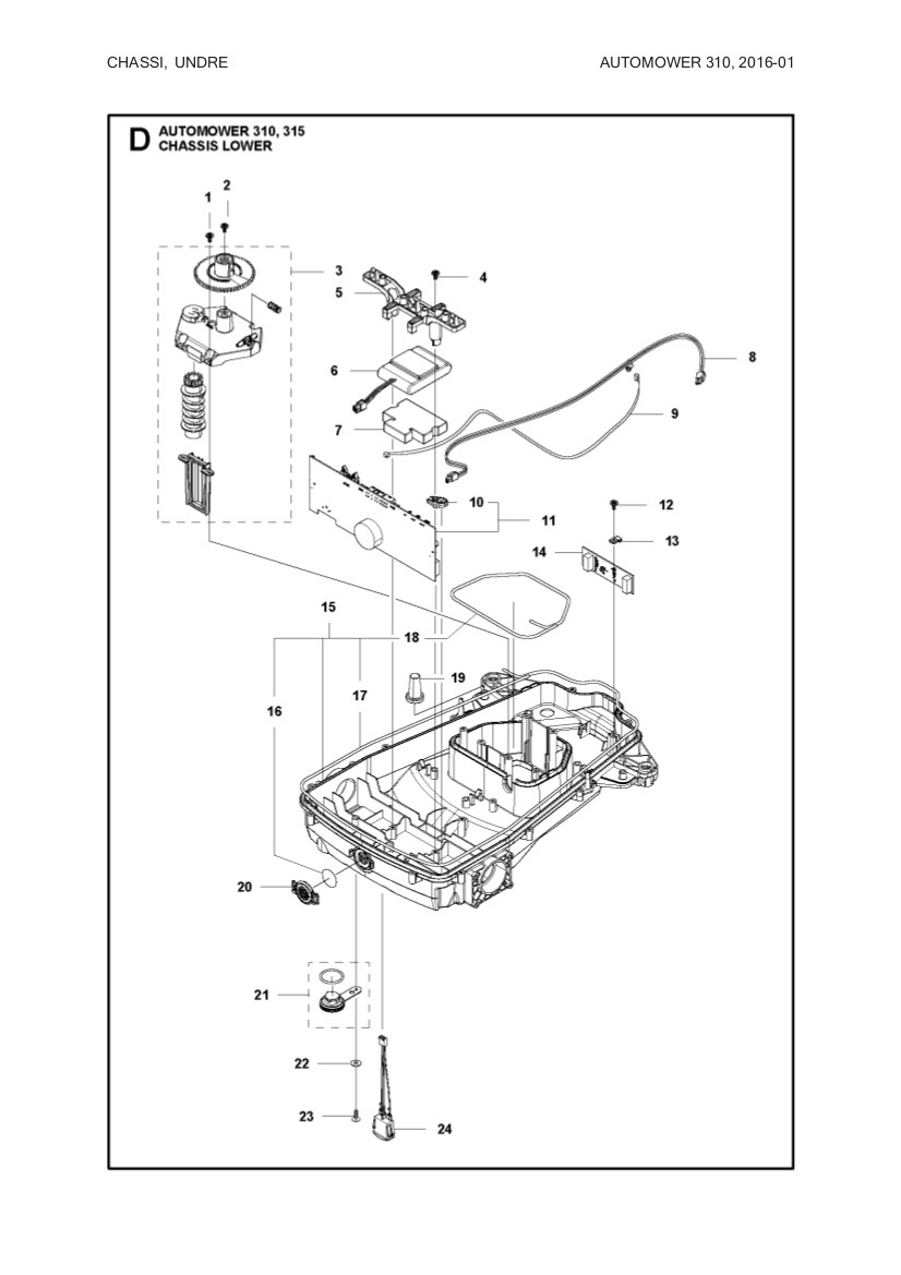 CIRCUITO STAMPATO PCB 310, 315, 315X
