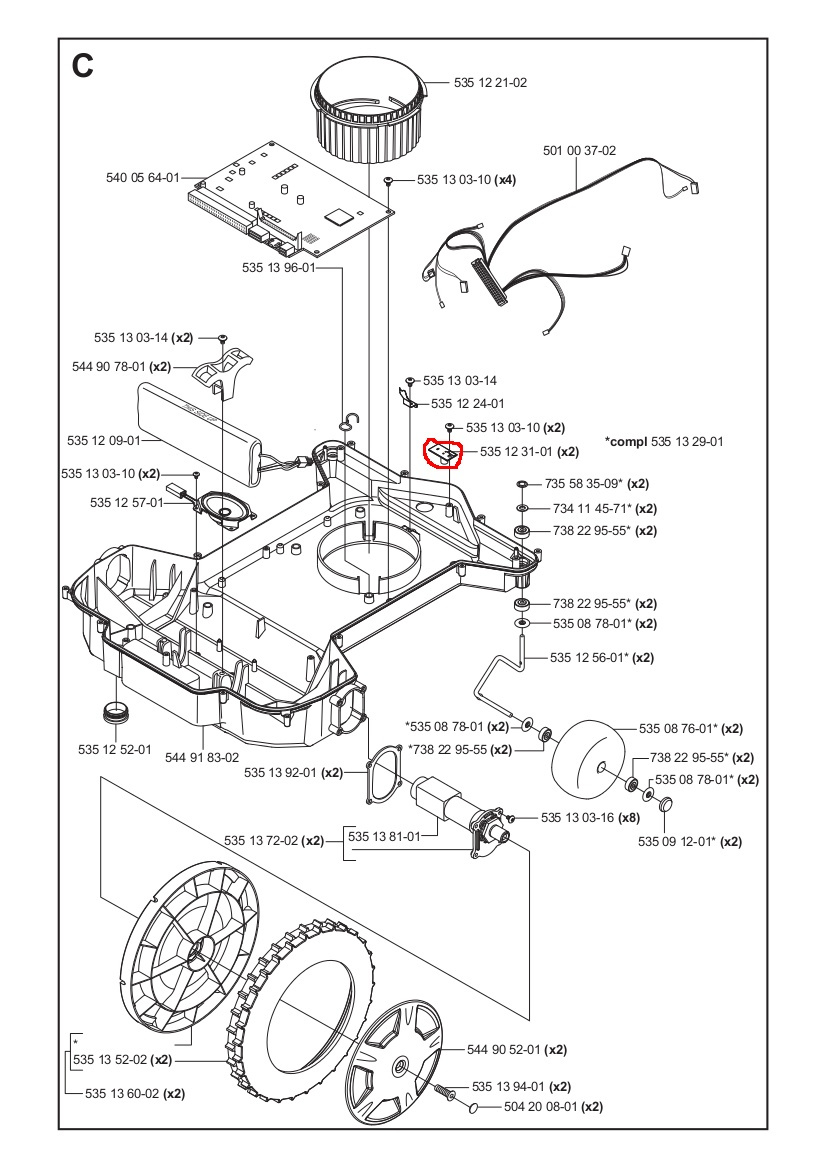 CIRCUITO STAMPATO Loop Sensor