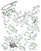 Cinghia di trasmissione Husqvarna TC138, TC138L, TC238, LT2317CMA Cinghia di trasmissione Husqvarna TC138, TC138L, TC238, LT2317CMA